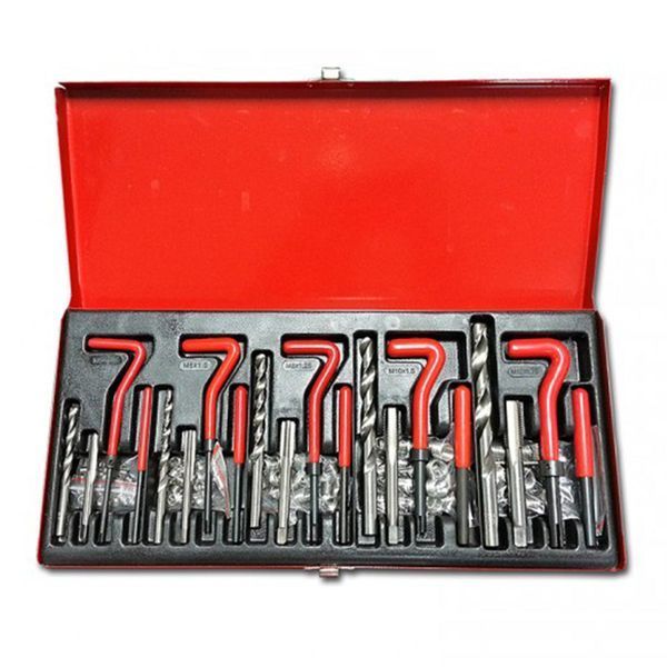 Комплект за възстановяване на резби m5 - m6 - m8 - m10 - m12 131 части