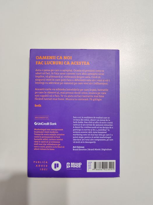 NOU Carte " Asta înseamnă marketing" de Seth Godin