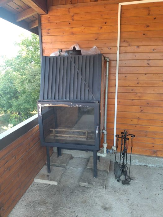 камина с водна риза