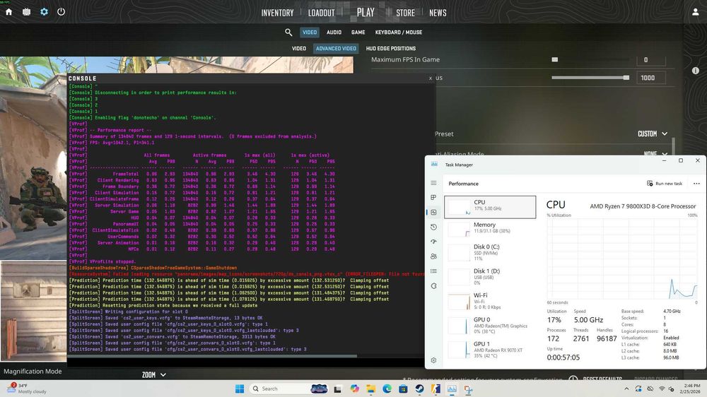 PC Gaming Ryzen 7 9800X3D RX 9070 XT 16GB