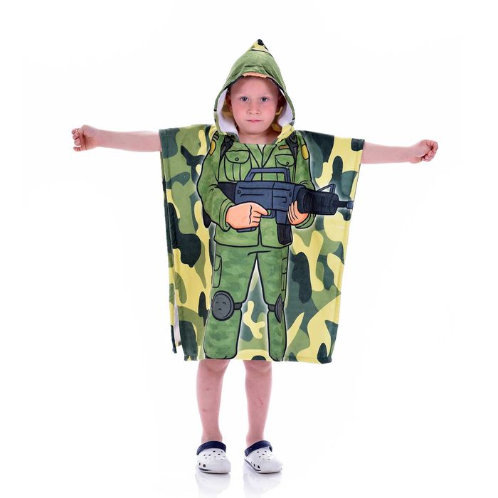 Детски хавлии за плаж и баня със забавни щампи 5 варианта