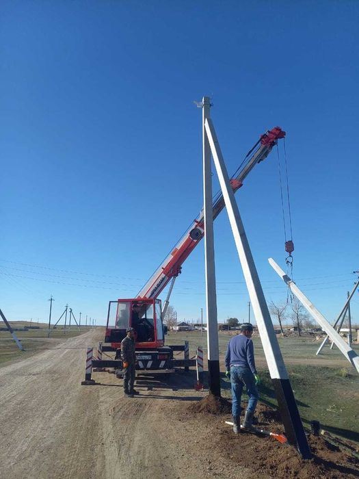 Услуги ямобура -вышки-крана