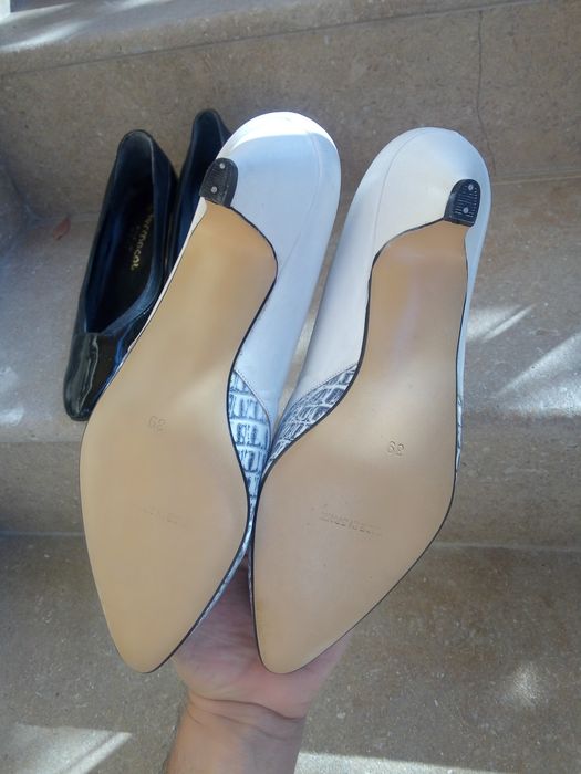 Летни обувки с токче