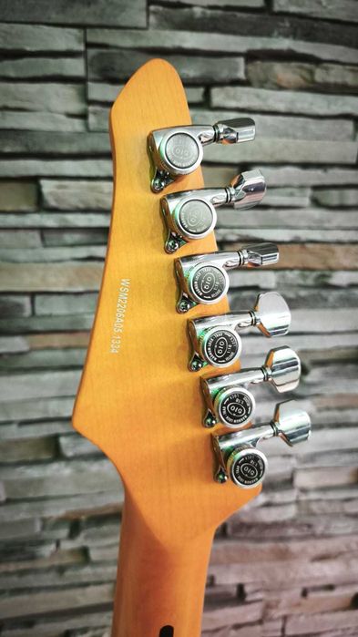 Chitara electrica Stratocaster J&D Blue Flame Custom - Garantie