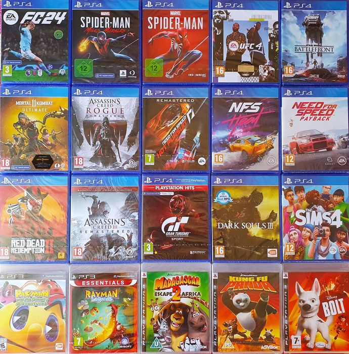 ps4 ps3 игри gta god fifa speed spider-man crash panda skylanders