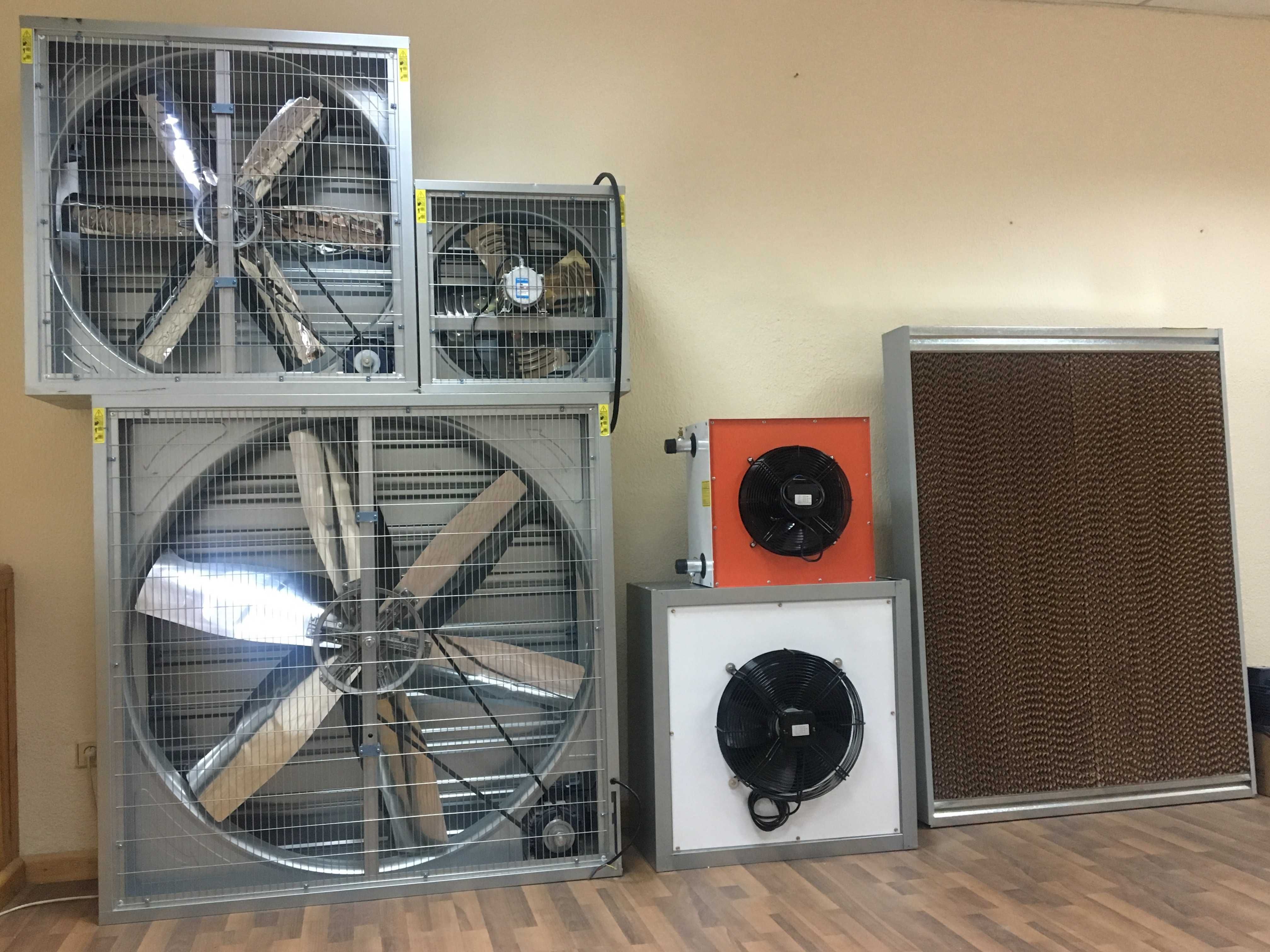 Промышленные вытяжные охлаждающие вентиляторы, гофра.Ventilyator,gofra .