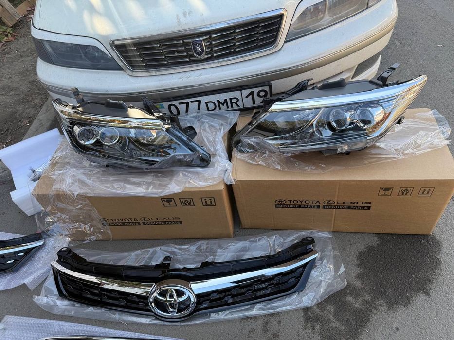 Решетка радиатора на camry 55