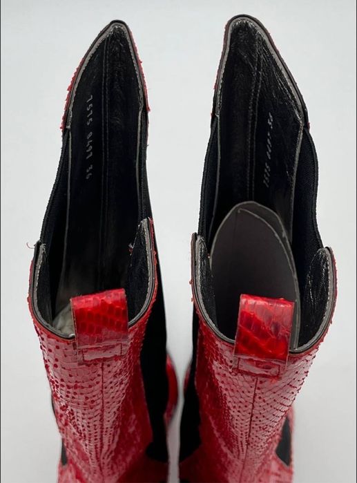 Dolce & Gabbana - ботуши от естествена змийска кожа