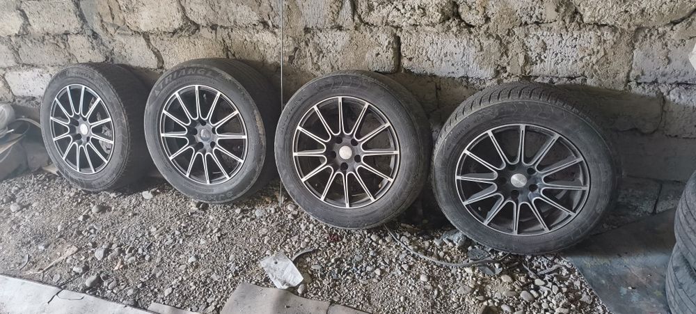 Титановые диски R16 (куплены в Cordiant) с резиной