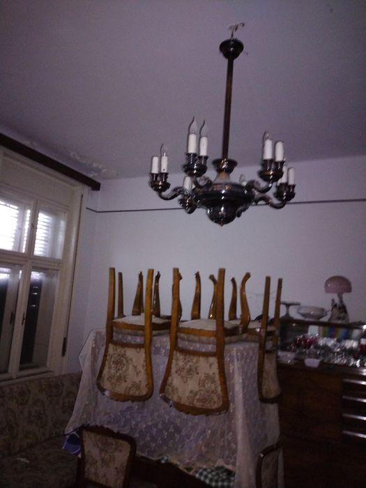 Candelabru interbelic, foarte mare, 18 becuri