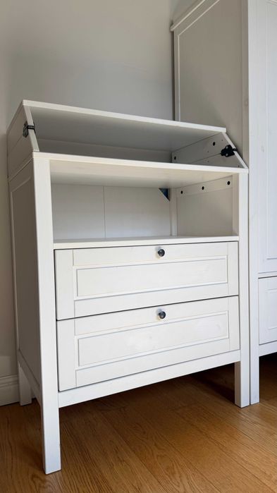 Мебели за детска стая IKEA SUNDVIC, легло, гардероб, шкаф