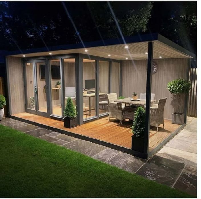 Беседки, веранда, модульные дома.