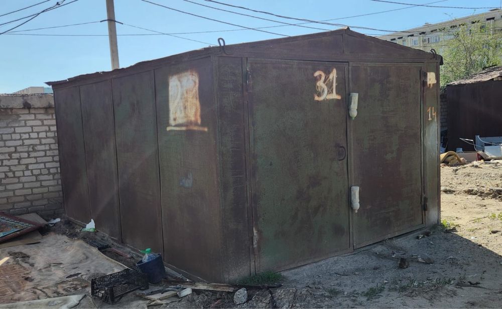 Продается гараж железный г. Кызылорда