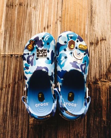 ХИТ! Камуфляжные BAPE Crocs под заказ