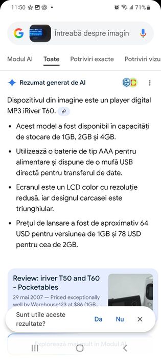 Mp3 player iriver 4gb