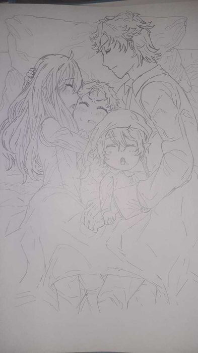 Аниме персонажи раскраски