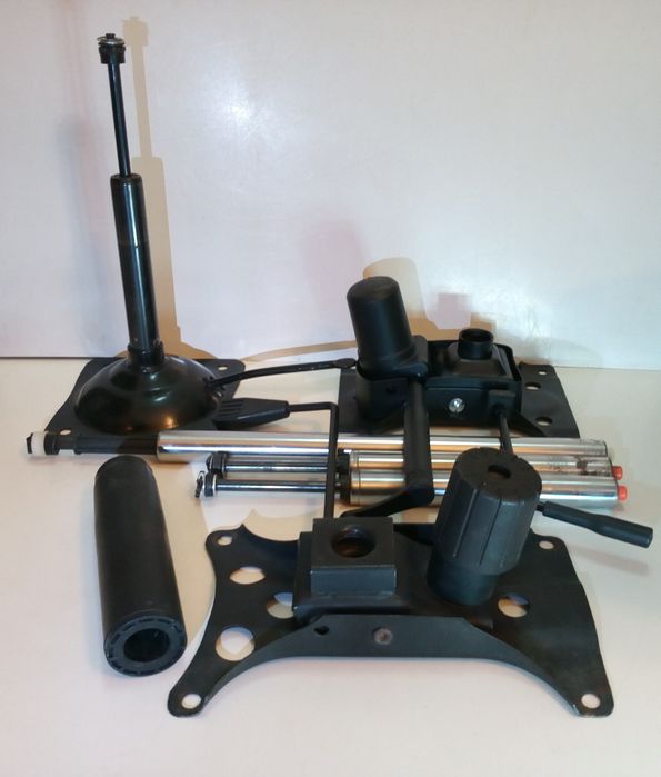 Stea+cilindru piston/telescop+manere+rotile scaun birou