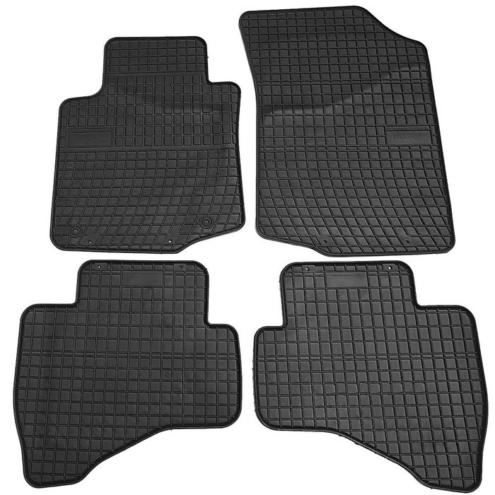 Set covorase auto din cauciuc Citroen C1 2 2014-2021, Toyota Aygo 2014-, Peugoet 108, 2014-2021, presuri BestAutoVest, negre, 4 buc