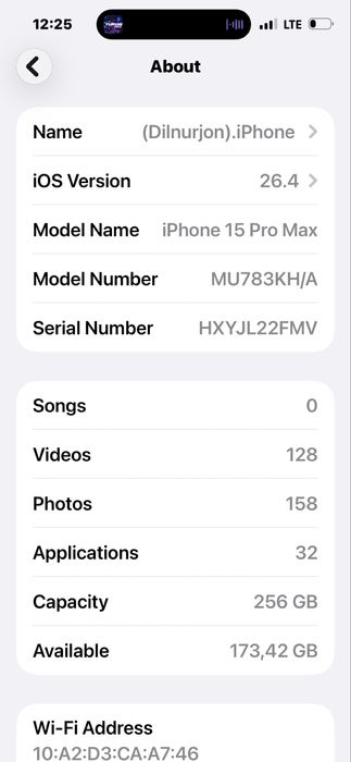 iPhone 15 Pro Max sotiladi, ideal holatda!