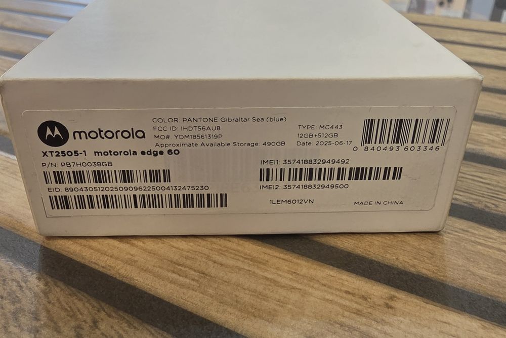 Motorola edge 60 512GB. 12GB RAM. SIGILAT !! Blue