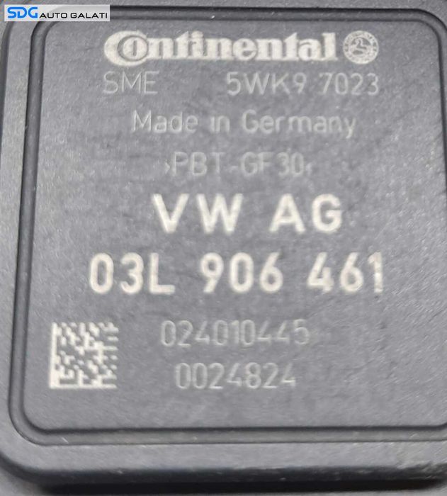 Debitmetru Aer Audi A3 8P 1.6 TDI CAY CAYB CAYC 2008 - 2013 Cod 03L906461 5WK97023 [B3489]