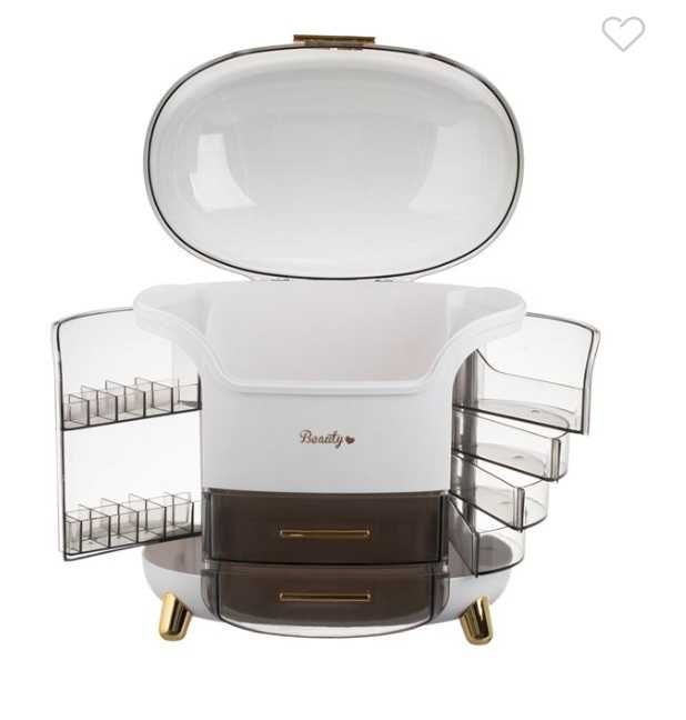 Органайзер за козметика с капак и отделения – 30x16x32 см