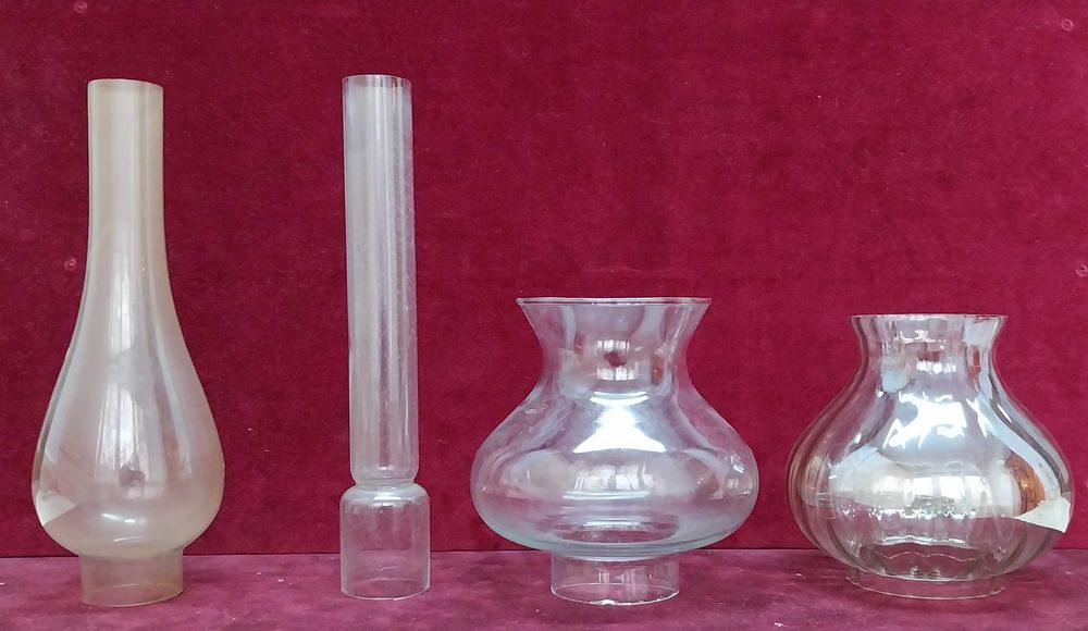 Sticla si palarie/abajur pentru lampa gaz sau petrol, stare impecabila