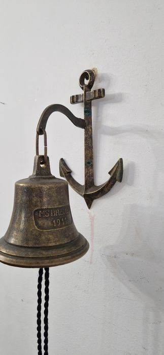 Clopot nava vechi bronz perete Vapor