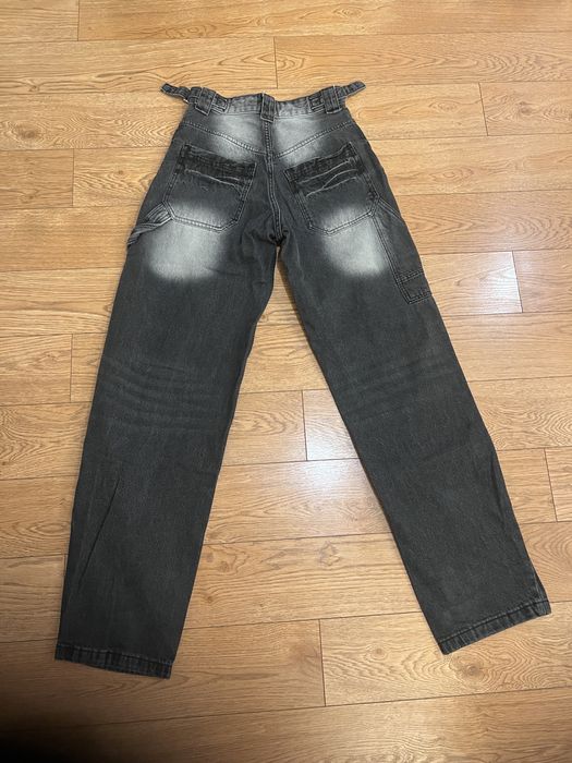 Bershka “WIDE BALLOON Carpenter,” Black Jeans