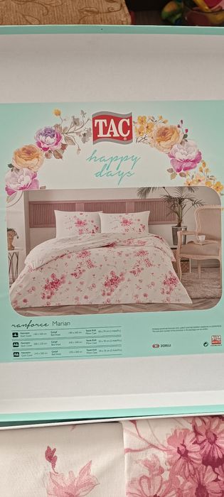 Taç  English Home нов двоен спален комплект  100 %памук ранфорс