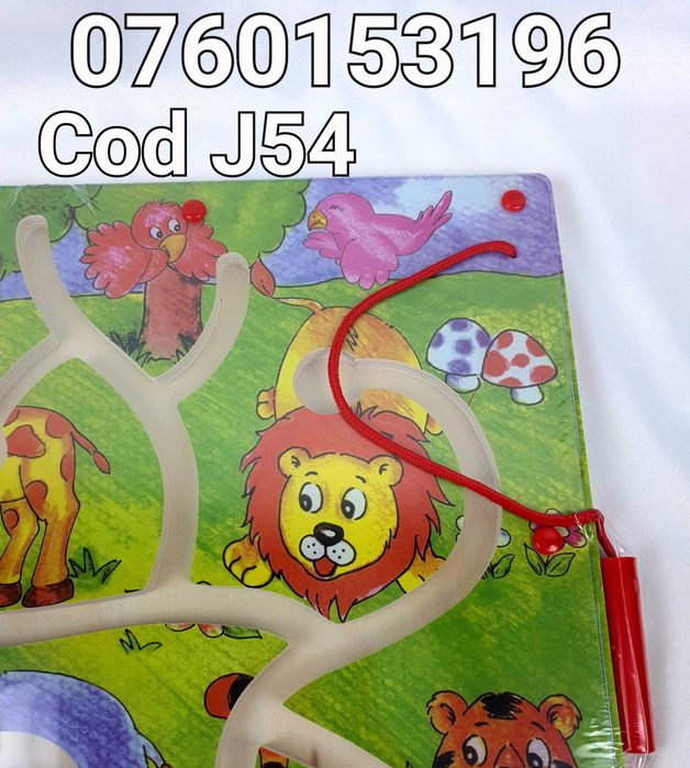 Labirint magnetic cu animale-Dezvolta activitatile motorii fine - J54