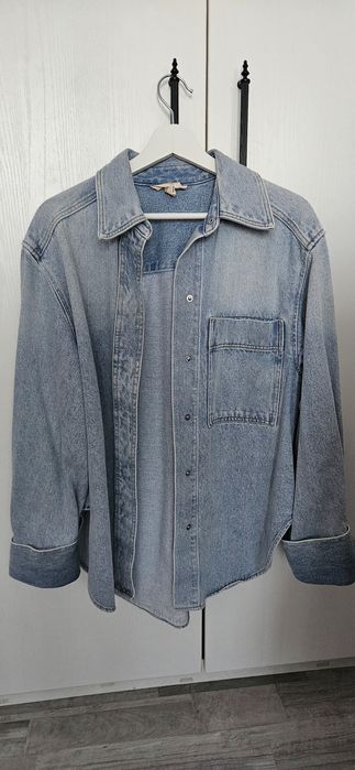 Джинсовая куртка-рубашка H&M