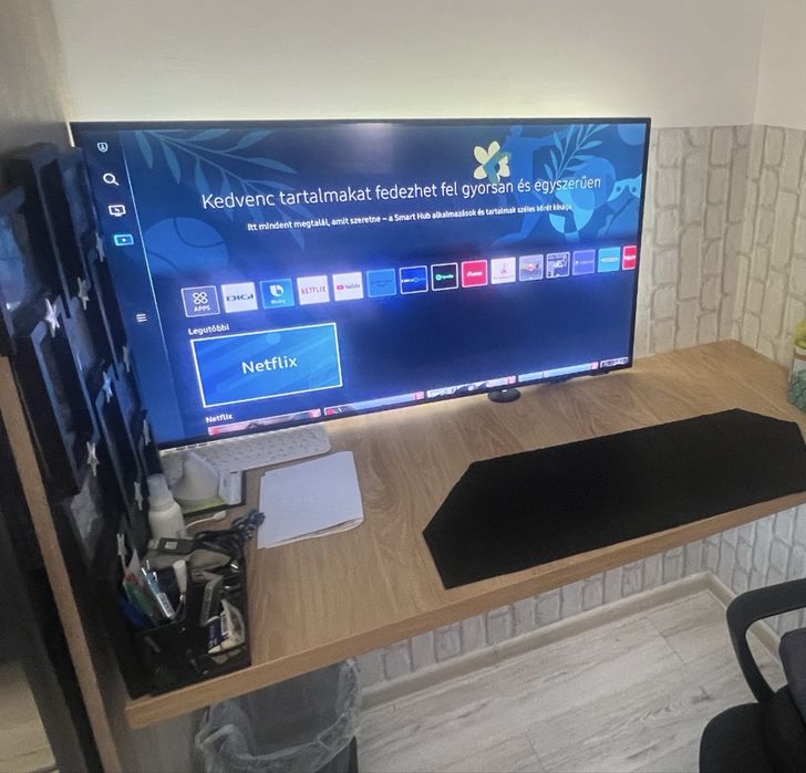Monitor LED VA Samsung 43", 4K UHD, HDMI, Bluetooth, Wireless Display, Vesa, Negru