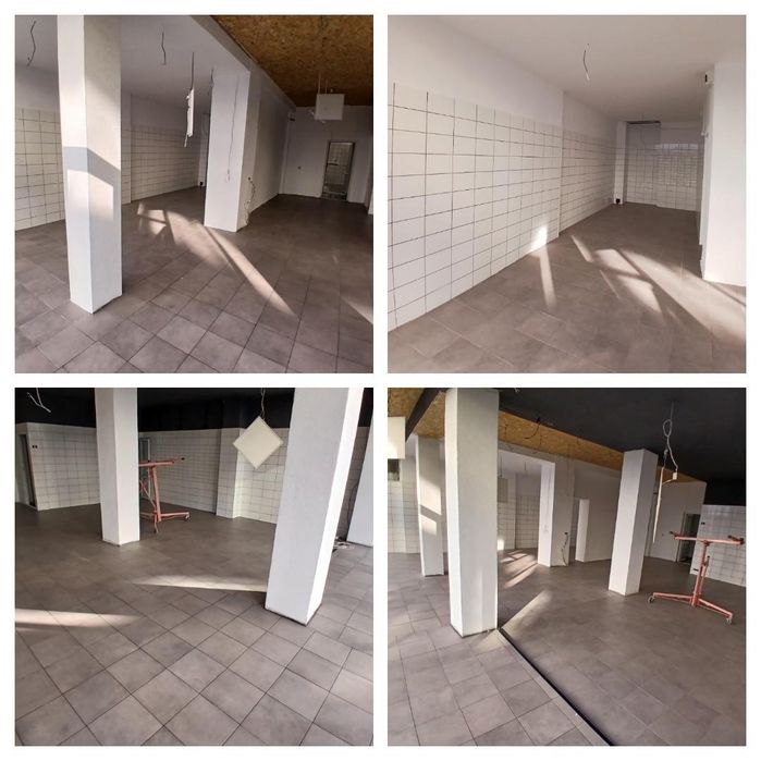 Închiriere  Spațiu comercial  150 m2 total  115 m2  utili central vitrina 10 m trifazic  gaz , acces  aprovizionare rampa  spate
