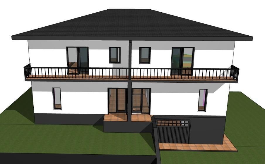 Duplex modern în Rediu2025 – construcție la gri  400mp/teren pt fiecare casa