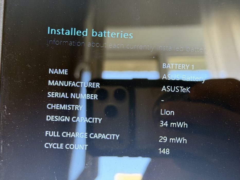 Vand Asus vivobook max X541N