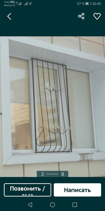 Решетки двери металлические