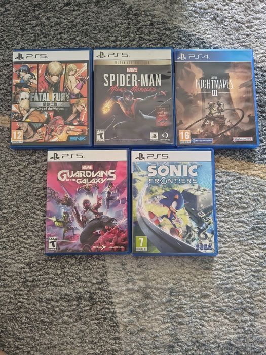 Pachet Jocuri PlayStation 5, Ps5 Spider Man, Marvel, Fatal Fury