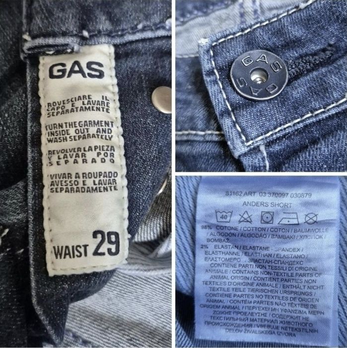 Pantaloni scurți bărbătești GAS, model Anders Short Slim Fi - W29