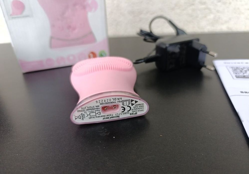 Perie pentru curatare faciala fata ten masaj silicon Silvercrest