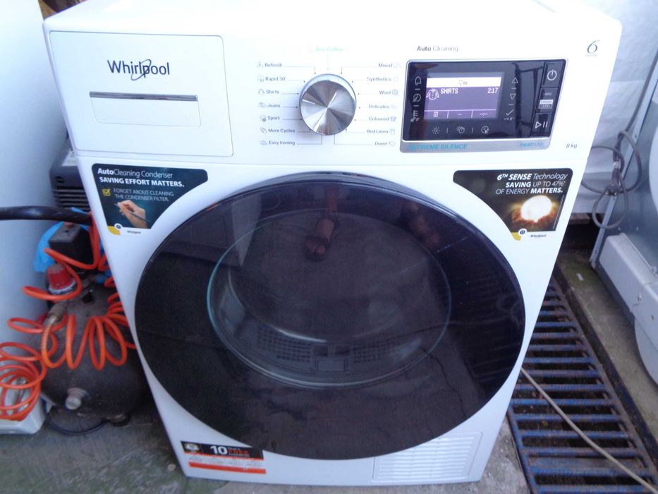 uscator rufe pompa de caldura 8 kg