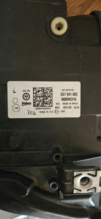 Фар за VW Polo 2020г. 2G1