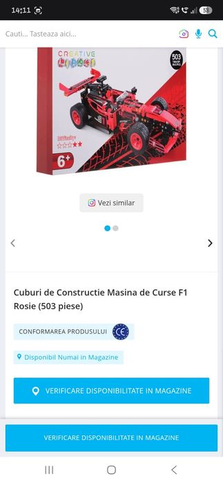 Cuburi de constructie Masina de curse F1