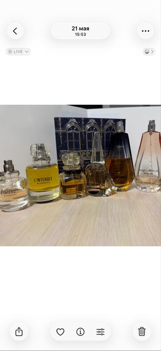 Духи от Givenchi оригинал