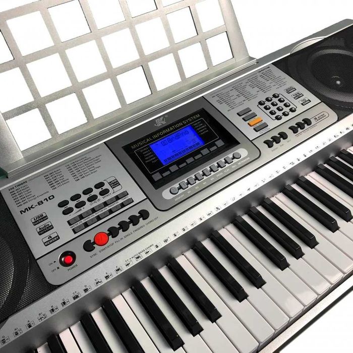 Orga electronica intermediari 61 clape + Suport x + Scaun pian, MK810