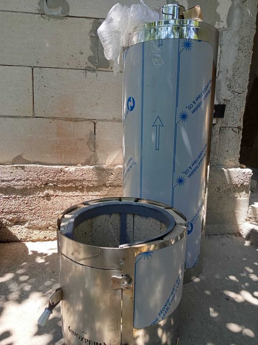 Vând boiler pe lemne - 110 litri - nou