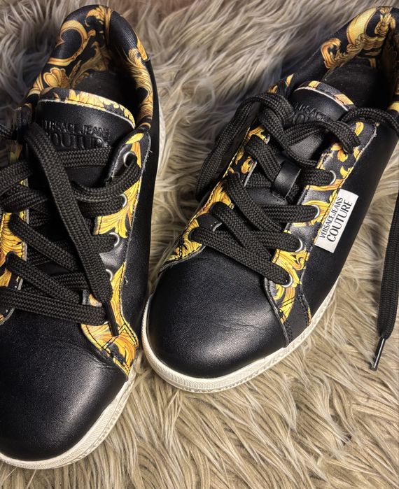 Versace Jeans Couture – sneakers negru & auriu