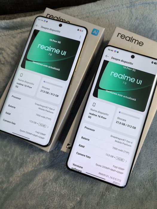 Realme 16Pro Plus Gray/Gold 512Gb/12Gb Ram FullBox Noi