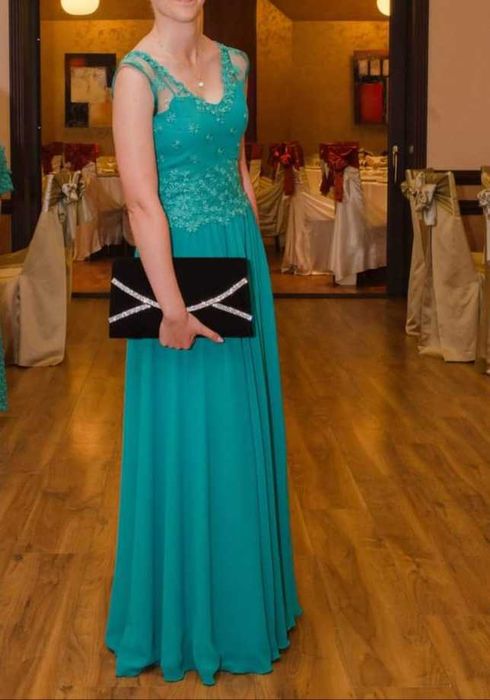 Rochie de seara lucrata manual marimea XS-S