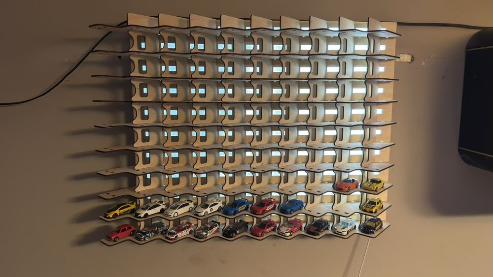 Етажерка за колички на Hot Wheels